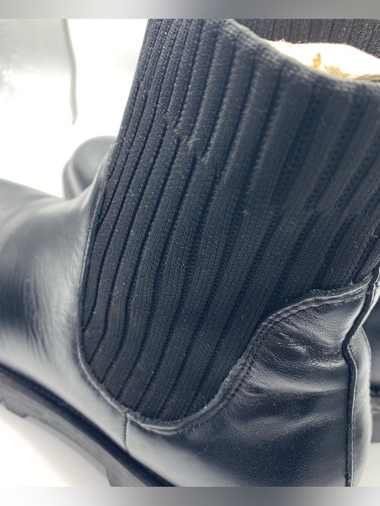 PENNY Black Leather Chelsea Boots | Women Blondo black leather waterproof Chelsea ankle boot bootie boots 8.5